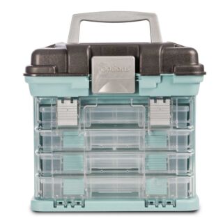 Mini Sidekick Carrying Clear Portable Art and Craft Organizer with Handle Plastic Storage Case, 